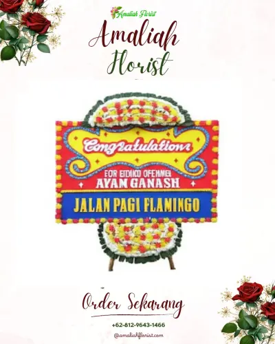 Bunga Papan Congratulation di Petanjungan